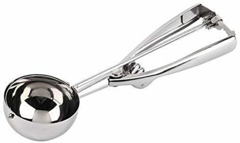 Holiday tainless Steel Ice Cream Scoop Multi Use Food Spoon Stainless Steel Ice-cream Spoon(Pack of 1)