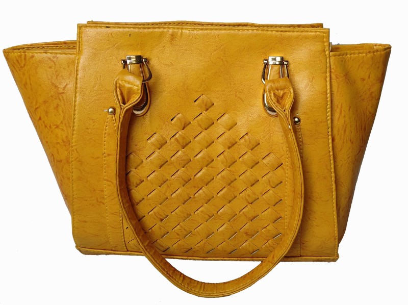 Traditional Crafts Women Yellow Shoulder Bag