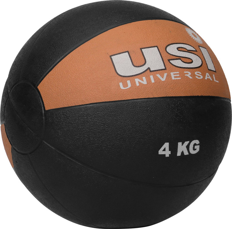 usi Medicine Ball , 4Kg Rubber Medicine Ball High Bounce Ideal for HomeGym Fitness Medicine Ball(Weight:  4 kg, Orange)