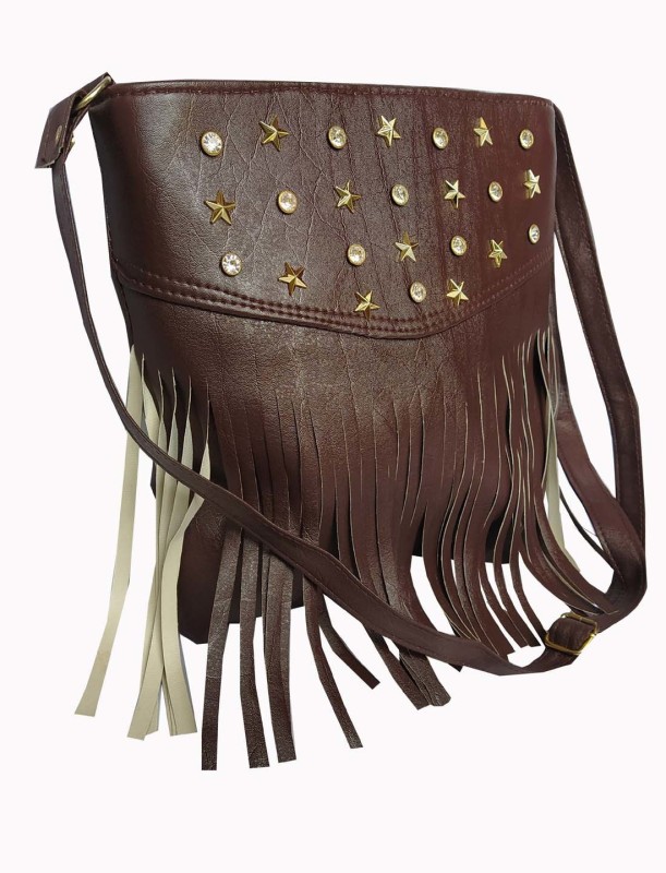 Traditional Crafts Women Brown Shoulder Bag