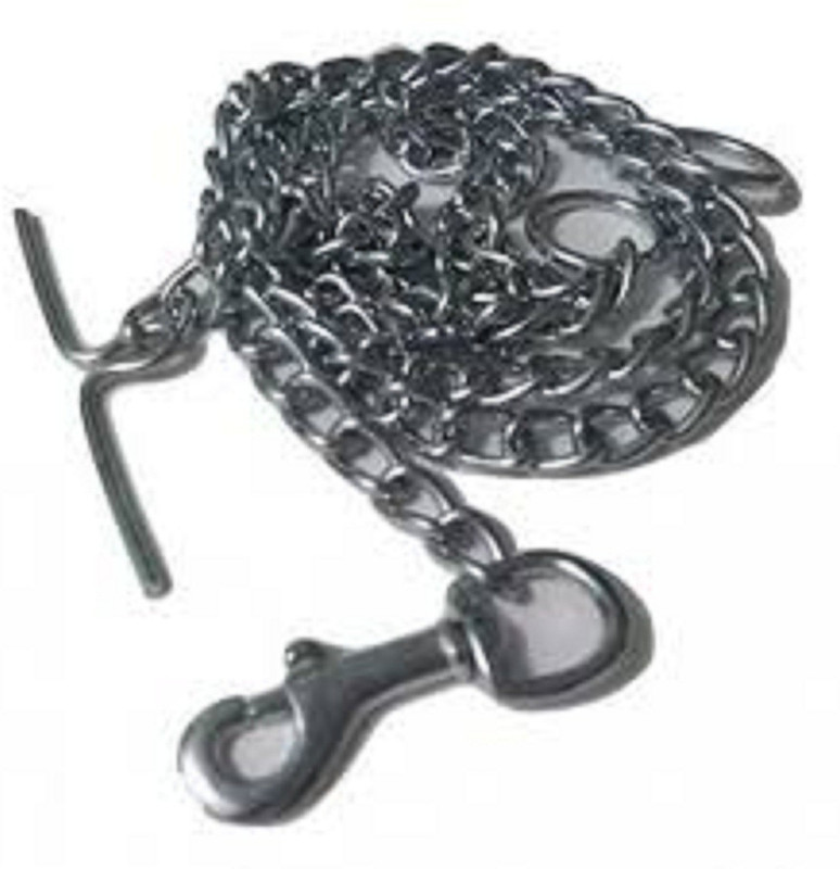 Hanu 60 cm Dog Chain Leash(Silver)