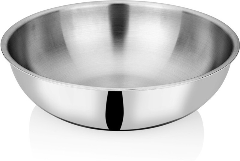 bhalaria Tasla 26cm Tasla 3.5 L capacity 26 cm diameter(Stainless Steel, Induction Bottom)