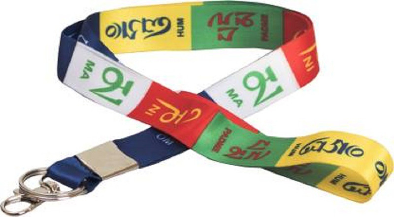 CADEAU Ladakh Prayer Tag Locking Carabiner(Multicolor)