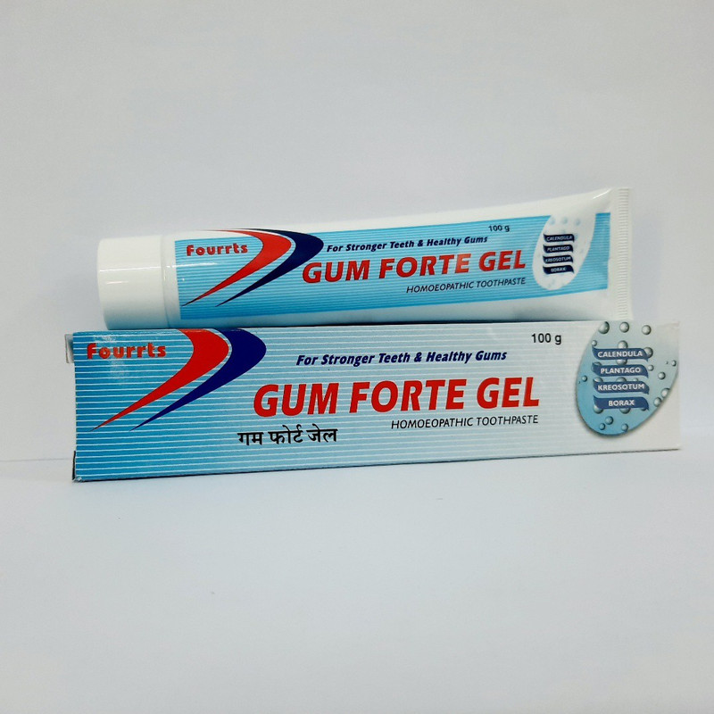 Fourrts GUM FORTE GEL Toothpaste(100 g, Pack of 4)