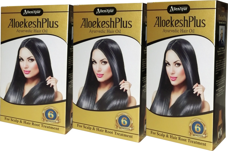 AlokeshPlus (100ml X 3) Hair Oil(300 ml)