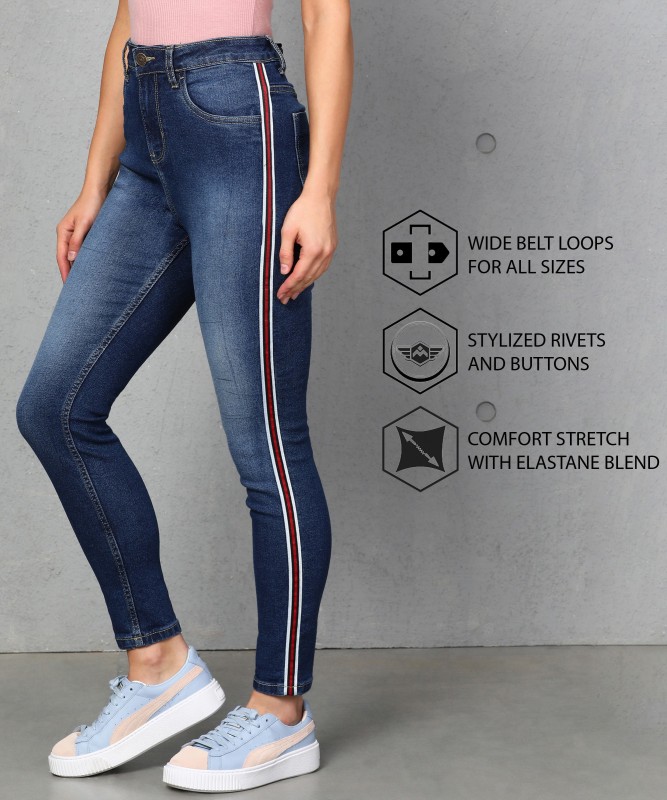 Metronaut Skinny Women Blue Jeans