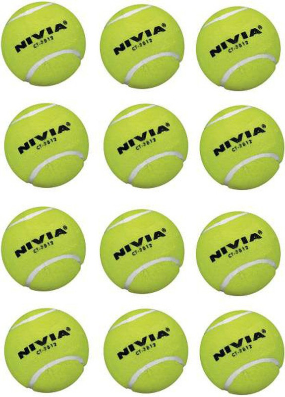 Tennex Hard Tennis Ball Cricket Tennis Ball(Standard, Pack of 6, Yellow)