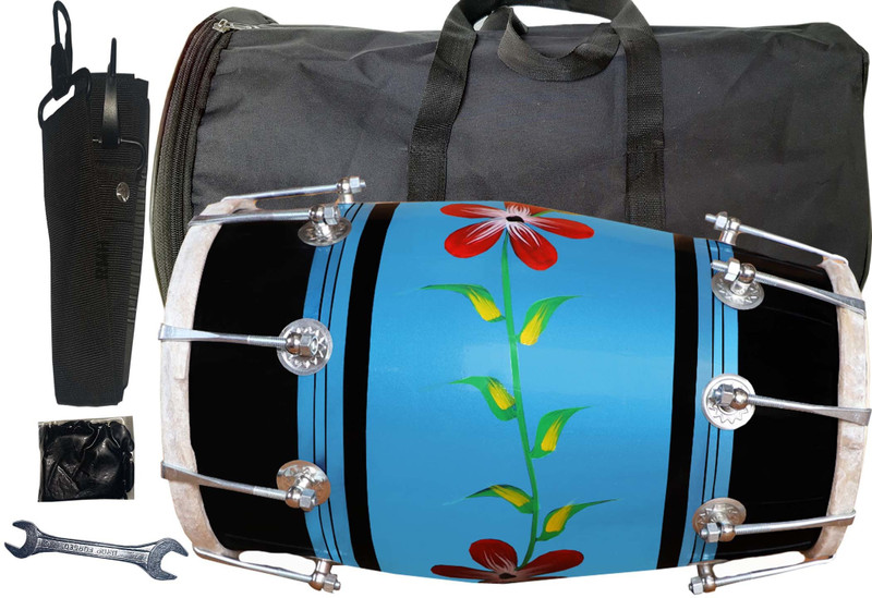 GT manufacturers BFP-FTK 6565 Nut & Bolts Dholak(Blue)