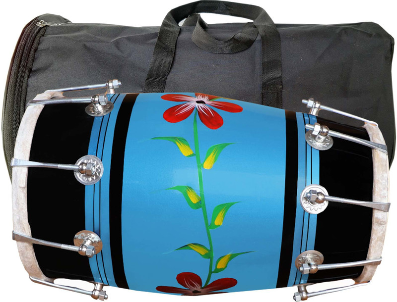 RAM musical blue chack dholak 1322 Nut & Bolts Dholak(Multicolor)