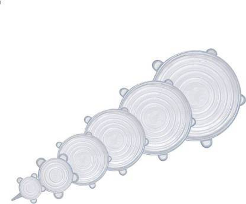 fast demand Silicone Stretch Lid Set of 6 Multi Size 2.6 inch, 3.7 inch, 4.5 inch, 5.7 inch, 6.5 inch, 8.3 inch Lid Set (Silicone) White Kitchen Tool Set (White) 8 inch Lid Set, Pack of 6(Silicone)