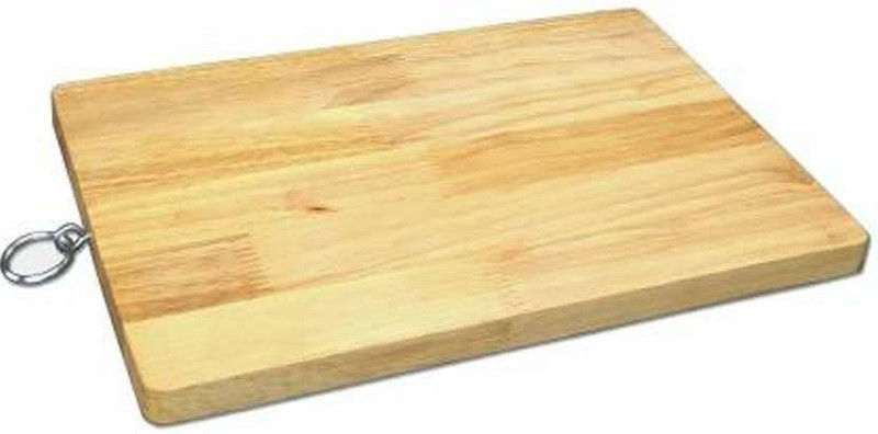 ShopiMoz Fruit Vegetable Chopping Board Wood Cutting Board (Beige Pack of 1) Wooden Cutting Board(Multicolor Pack of 1 Dishwasher Safe)