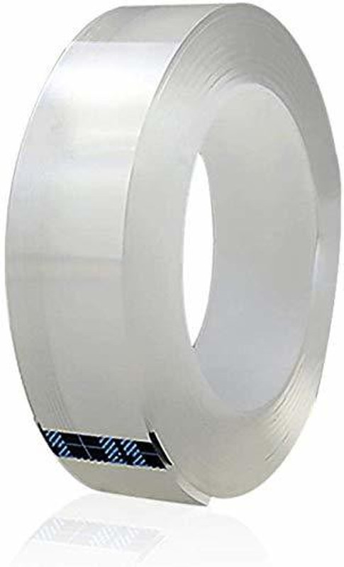 SINEX Silicone Anti-Slip Strong Adhesive Traceless Multi-Functional Sticky Strips Tape Grip Tape(White)