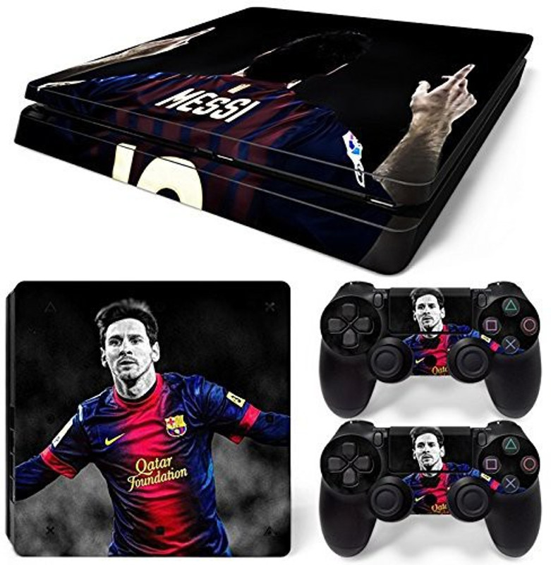 KUMAR Skin Poster The Punisher Theme Skin Sticker Decal Skin Full Body Cove Set Compatible with 3M Skin Sticker Cover for PS4 Slim Gaming Accessory Kit(Black, For PS4)