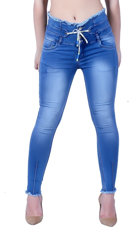 V-Girl Skinny Women Blue Jeans