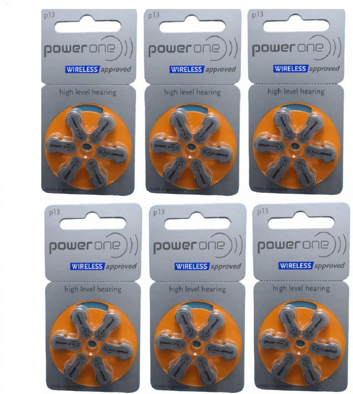 Power one Hearing Aid Battery Size 13 One-13no_36Battery Stethoscope Case(Orange)
