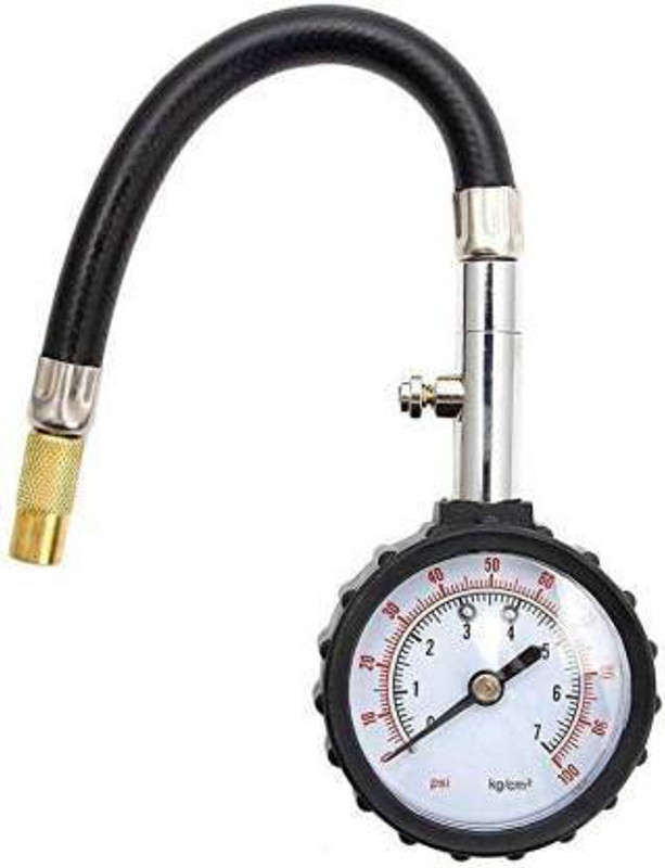 Betlex Analog Tire Pressure Gauge Auto Car 100PSI Analog Meter Tire Pressure Gauge Meter Vehicle Tester Tyre Air Gauges Table Tester(100 PSI)