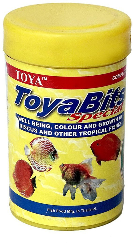 PETBUDDIES WORLD Toyaa Bits Special Fish Food Bottom Feeder Fishes Pet Dewormer(New Born)