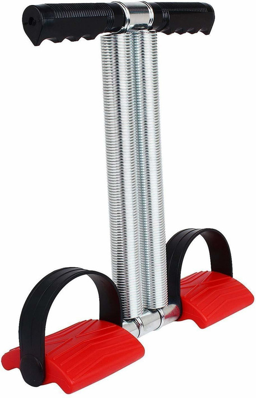 GLNRM Gym Double Spring Tummy Trimmer for Men and Women (Red & Black) Combo not in Stock Ab Exerciser(Silver)