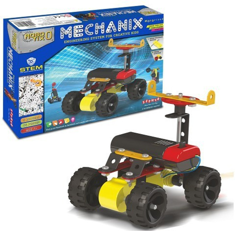 MECHANIX ROBOTIX - 2 -SERIES, MADE FROM HIGH QUALITY STEEL AND PLASTIC, BATTERIES NOT PROVIDED, MADE IN INDIA(Multicolor)