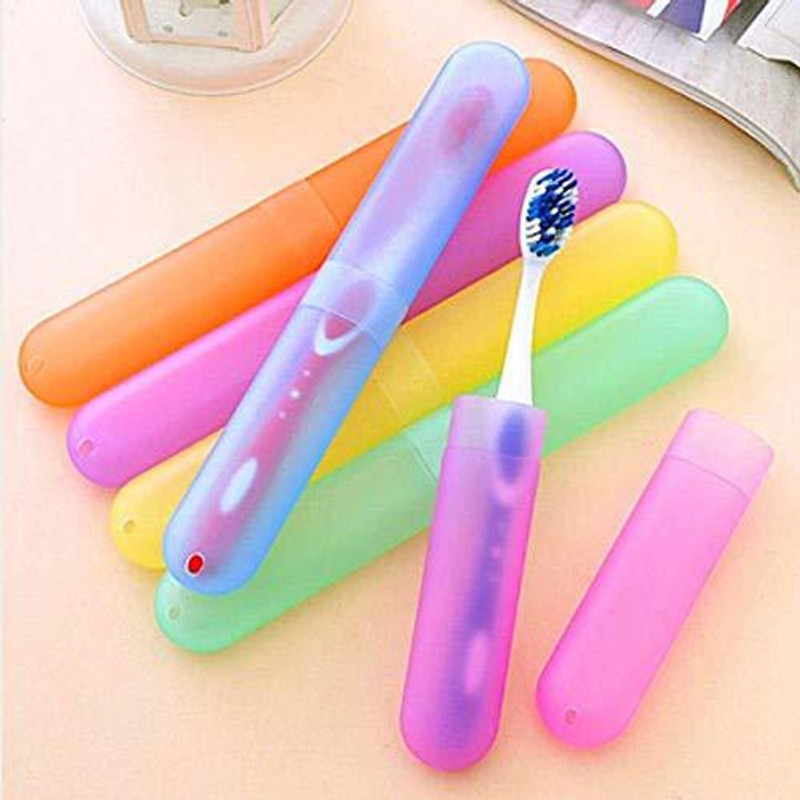 smile4u (Pack of 6 ) Toothbrush CASE Portable Travel Tube Case Cover Toothbrush Case