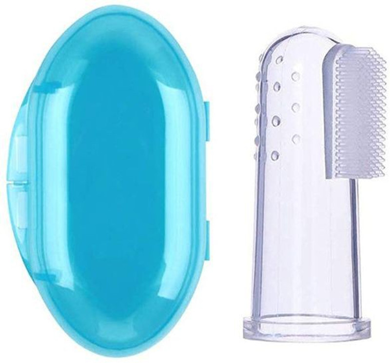 Daily Fest Oral Hygiene Transparent Silicone Finger Brush Ultra Soft Toothbrush