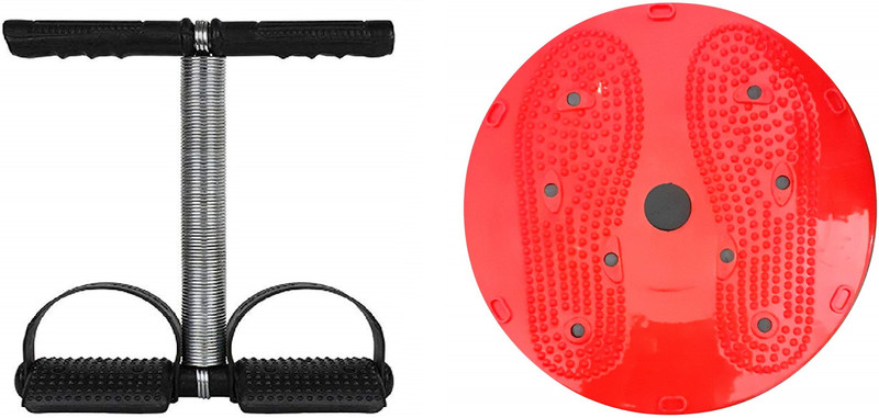 EMERET Tummy Trimmer with Tummy Twister for Fat Reduction for Men & Women(Multicolor) Ab Exerciser(Multicolor)