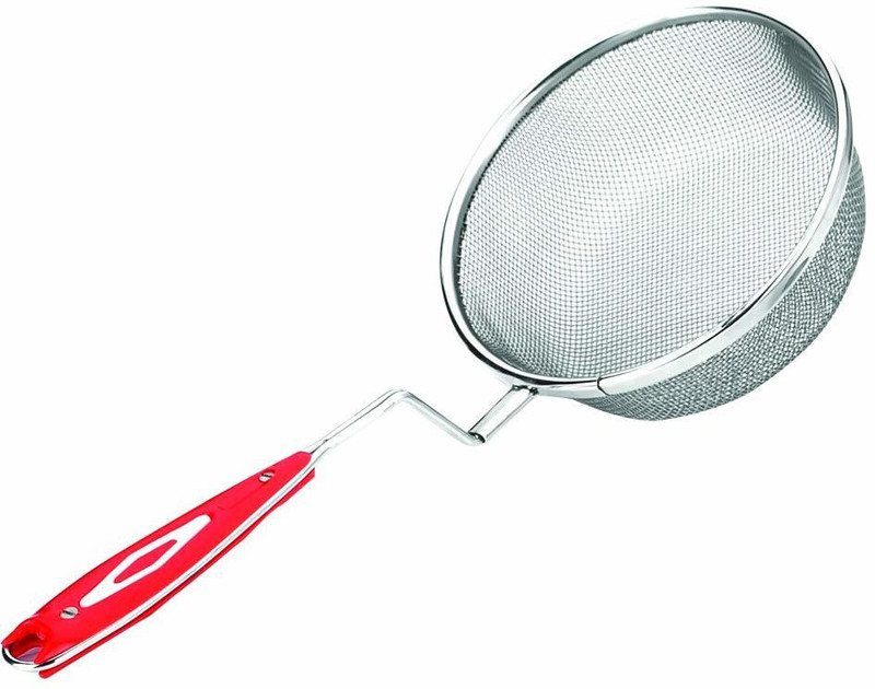 EGLOB Stainless Steel Mesh Deep Fry Strainer for Kitchen Deep Frying Basket(Steel Pack of 1)