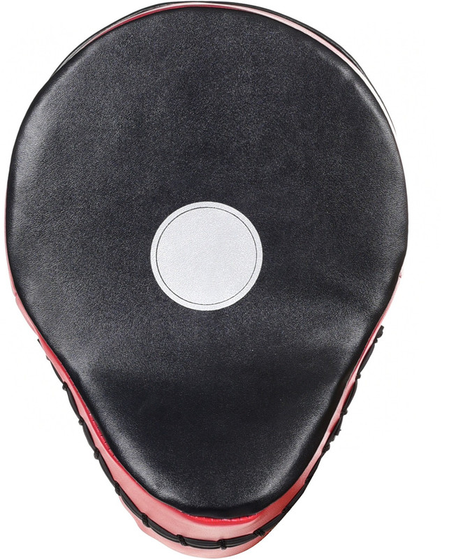 IRIS Hand Targets 1 Pc Focus Mitts MMA Punching Strike Pads Hook and Jab Target Curved Focus Pad(Red, Black)