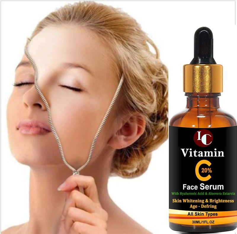 INDO CHALLENGE Vitamin C 20% Serum, Skin Lightening, Whitening & Brightening, Or...