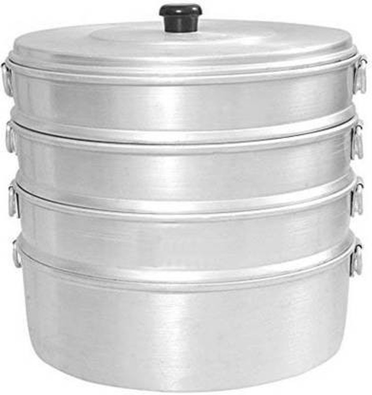 ROLLYWARE ALUMINIUM MOMOS STEAMER NO 9 CAPACITY 3 LITER Aluminium Steamer (3 L) Silver Steamer(3 L)