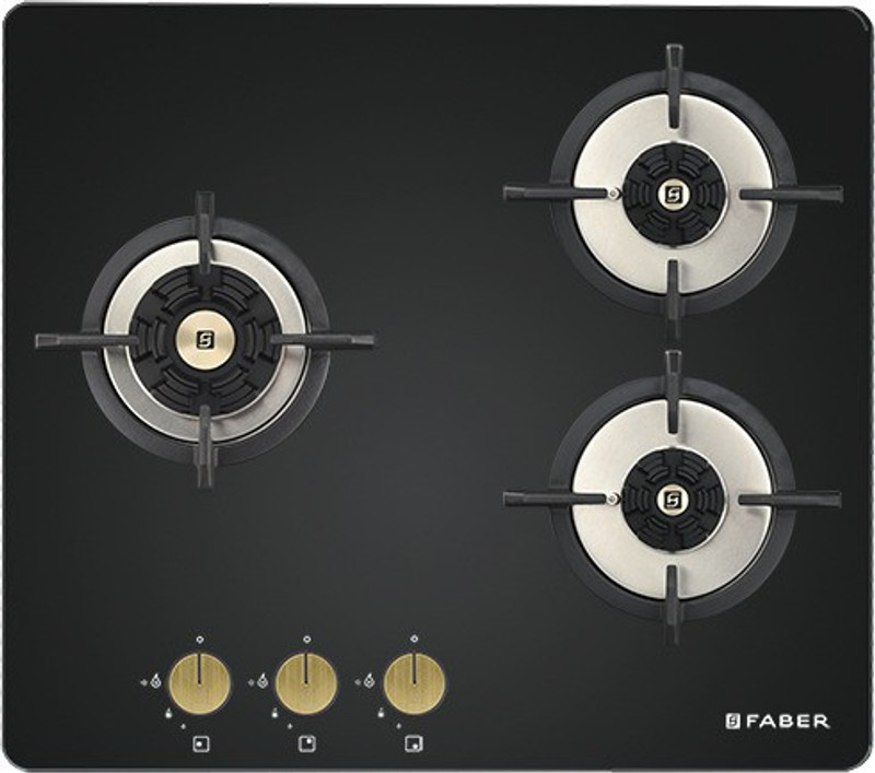Compare Faber Faber Hob 3 Burner Auto Electric Ignition Glass Top