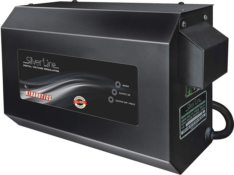 TANISHKA CREATIONS SilverLine Digital Voltage Stabiliser SLD 4 /150 For Air Conditioner Upto 1.5 Ton High & Low Cut Off(Black)