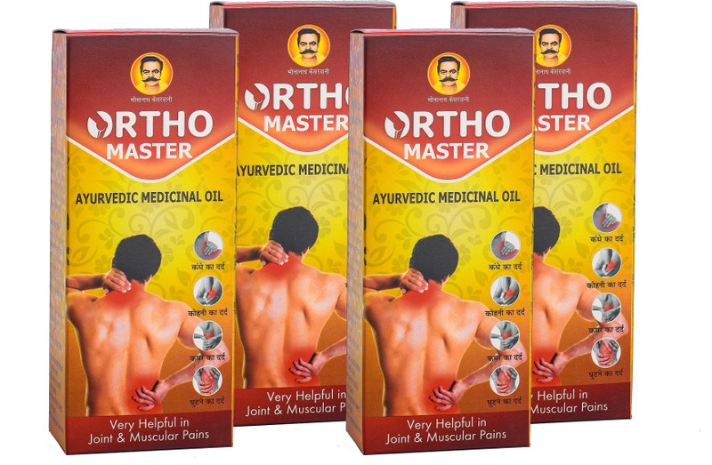 Ortho Master Ayurvedic Medicinal Pain Relief Oil Combo Pack of 3 (100ml x 3 = 300ml)(Pack of 3, 300 ml)