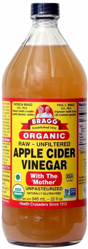 BRAGG Organic Raw Unfiltered Apple Cider Vinegar - 946 ml Vinegar(946 ml)