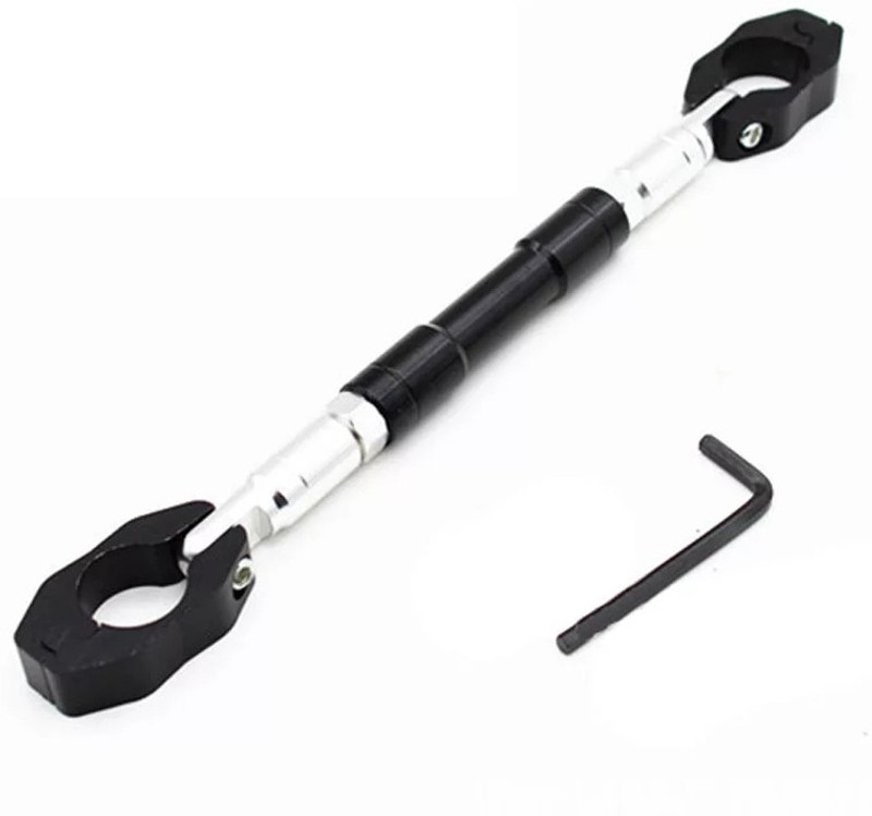 HI-TECH ACCESSORIES ADJUSTABLE HANDLEBAR ROD Handle Bar(Black, Silver)