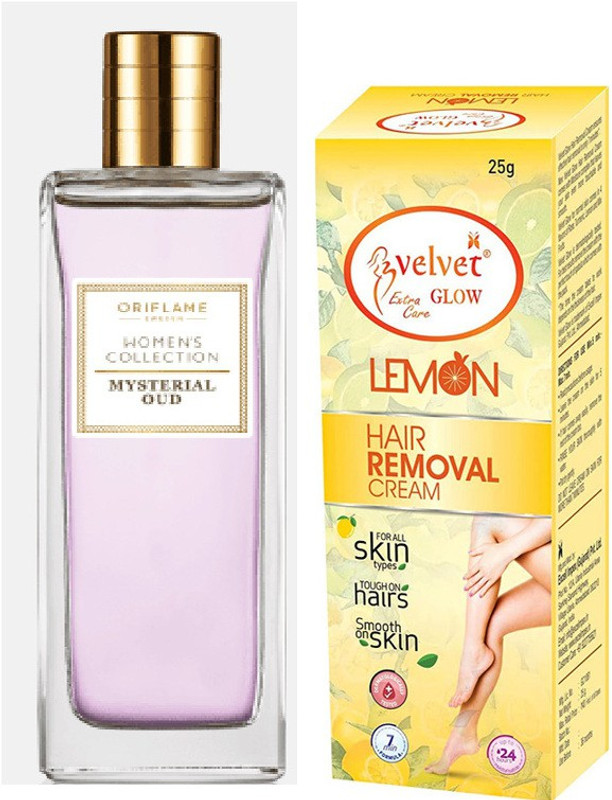 Oriflame Sweden Women´s Collection Mysterial Oud Eau de Toilette-50ml & velvet hair removal cream 25g(2 Items in the set)