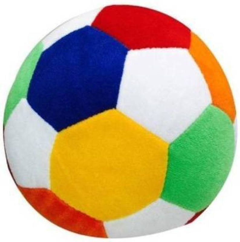 TOYGURU Toys Baby Kid Soft Stuffed Soft Football -24 INCH - 24 inch (Blue, Red, Orange, Green)  - 24 inch(Multicolor)