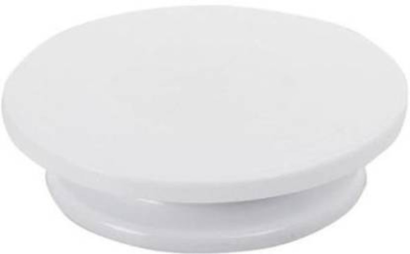KSTARENTERPRISE 360 Degree Rotating Revolving Cake Turn Table/Cake Decorating Stand/Icing Pedestal Display Stand/Cake Stand for Icing, Decoration Plastic Cake Server(Multicolor, Pack of 1)