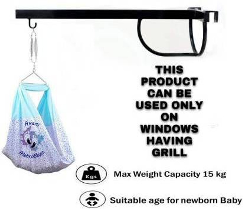 Avani MetroBuzz Baby Window Metal Cradle Hanger(Multicolor)