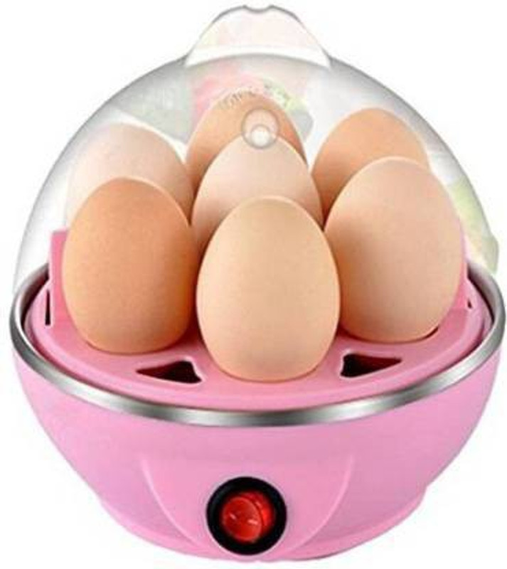 Dherik Tradworld Electric Egg -Boiler/Poacher cum Food Steamer- Stylish Egg Boiler Cooker Boils Potatoes & Eggs Egg Cooker(Multicolor, 7 Eggs)