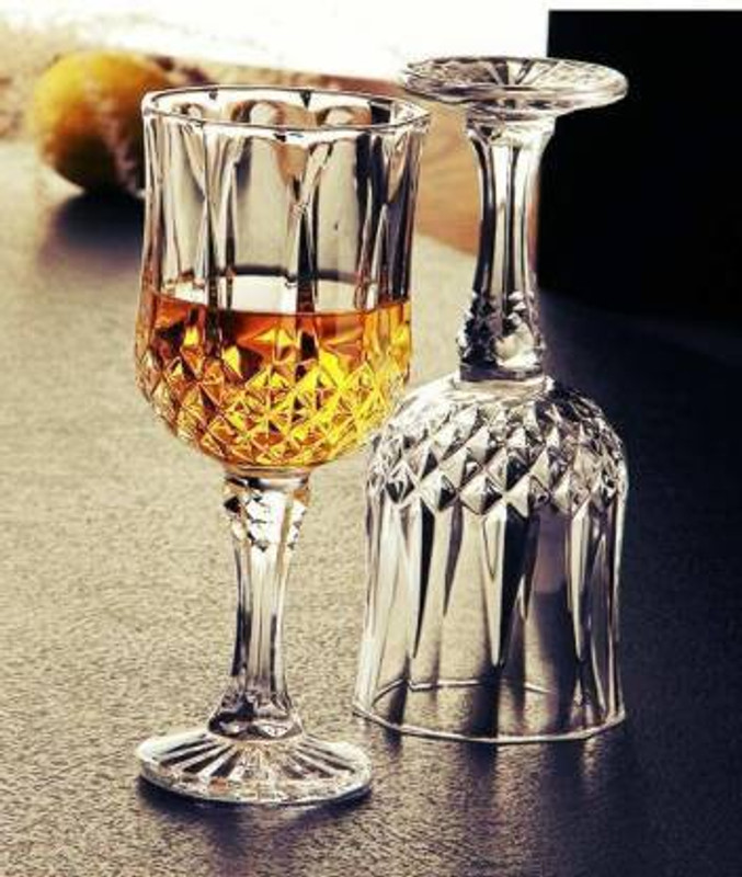 jay gatrad seller (Pack of 2) jg Crystal - Sherry - Brandy - Cognac - Snifter - Glasses - Handcrafted - Crystal Glass - Great for Spirits - Drinks - Bourbon - Wine Made in Europe Elegant Brandy Wine Glass Set Of 2 PCs, 220 ml Glass (220 ml, Glass) Glass Set Wine Glass(220 ml, Glass, White)