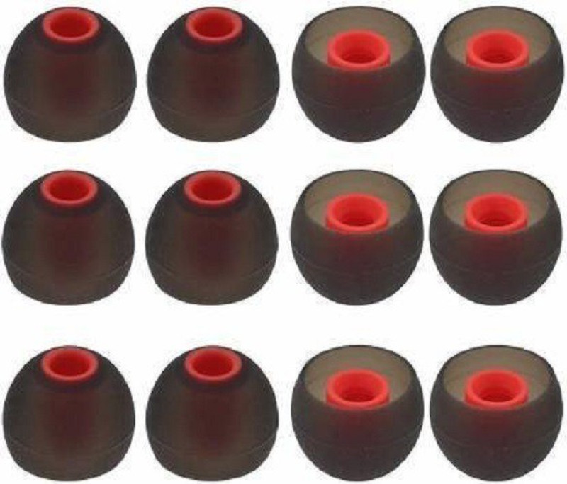 Newvent Replacement Ear Buds In The Ear Headphone Cushion(Pack of 12, Black)