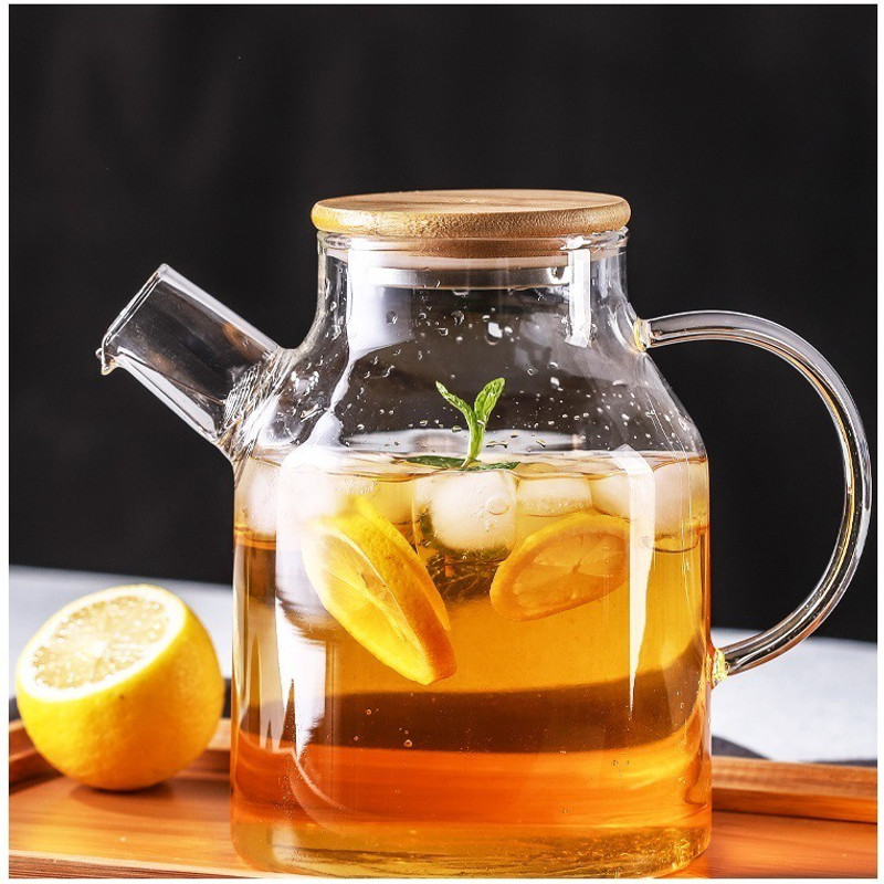 Green Apple 1.8 L Borosilicate Glass Water Jug
