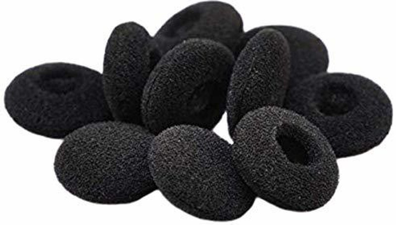 Crysendo 50mm Sponge Earbud Cushion Pads for Headphone (Pack of 6, Black) Over The Ear Headphone Cushion(Pack of 6, Black)