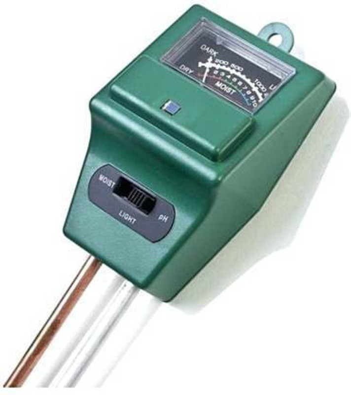 nunki trend 3-in-1 Solar Soil Moisture, Light and PH/Acidity Meter Plant Tester Soil Thermometer Good for Gardener Or Planter Both Indoor and Outdoors (No Battery Required) planter both indoor and outdoors Soil Test Kit, Set of 1 All-in-One Analog Moisture Measurer(60 mm)
