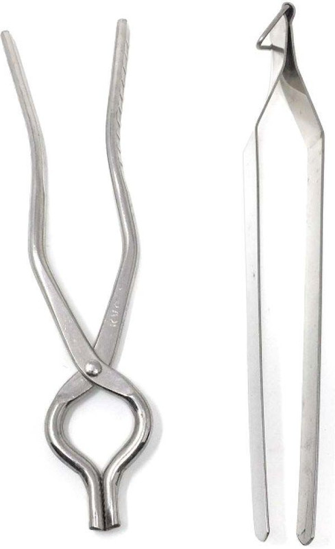 A2SK COMBO 52 Tong Combo 27 cm Utility, Roasting, Serving, Pastry Tong Set(Pack of 2)