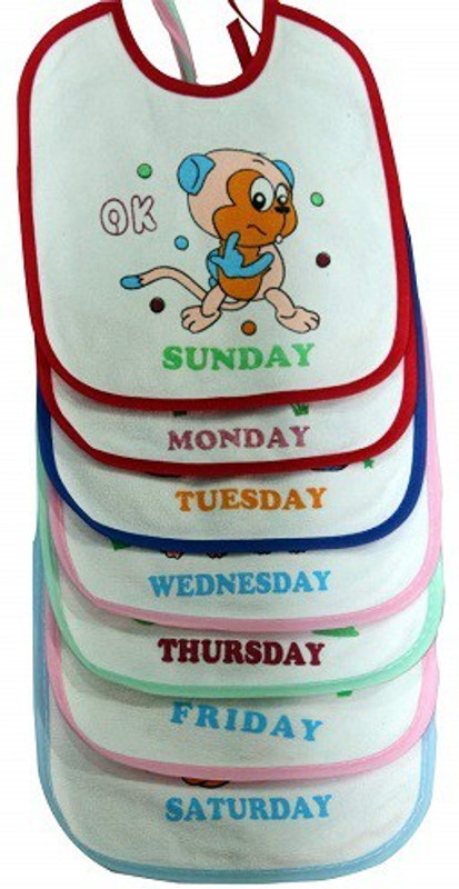 PRMAAN New Born Baby Bibs(Multicolor)