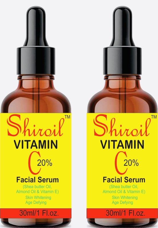 Shiroil Combo Pack Of Vitamin C 20% + Vitamin E, Rose Exact...