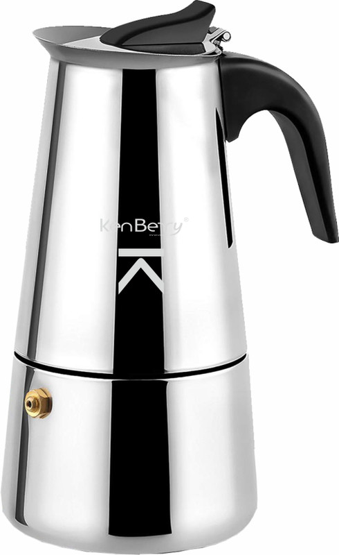 KenBerry Zest 4 Cups Coffee Maker(Silver)