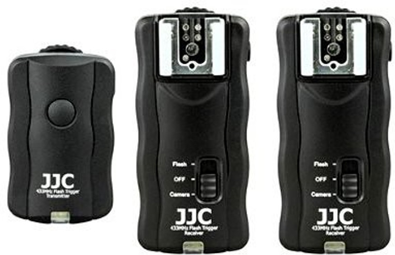 JJC JF-U2 Wireless Remote Control & Flash Trigger Kit  Camera Remote Control(Black)